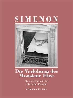 cover image of Die Verlobung des Monsieur Hire